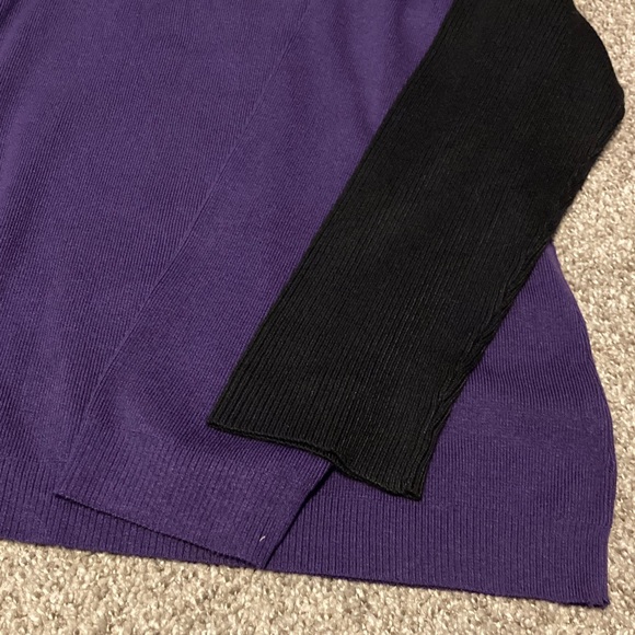 NWT Chico’s wild grape Emerson and Black Ashlee Turtleneck Sweaters - Picture 5 of 6